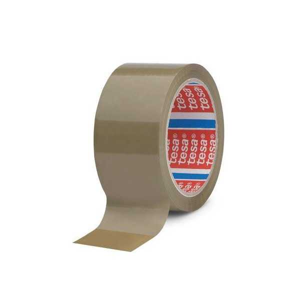 Precinto Tesapack Rollo 66X50 Marrón [LOTE DE 10 Unidades] TESA