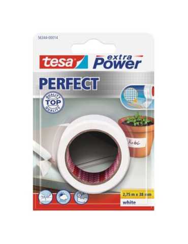 Cinta Tejido Extra Power Perfect 2,75MX38MM. BLANCA [LOTE DE 6 Unidades] TESA TAPE