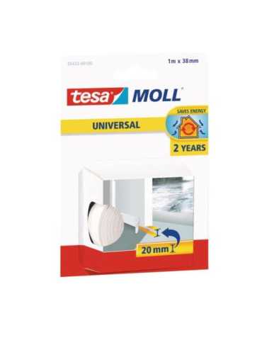 Burlete Umbral 1X38 Blanco 5422 [LOTE DE 6 Unidades] TESAMOLL