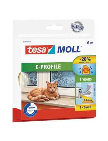 Burlete Caucho 06X09 Blanco 5463 [LOTE DE 4 Unidades] TESAMOLL