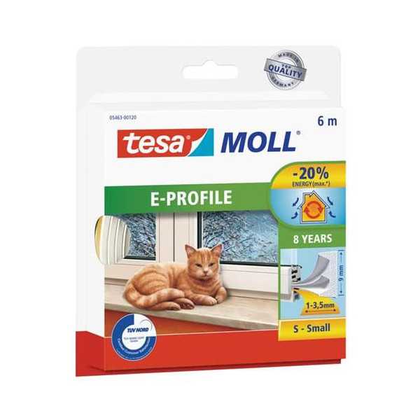Burlete Caucho 06X09 Blanco 5463 [LOTE DE 4 Unidades] TESAMOLL