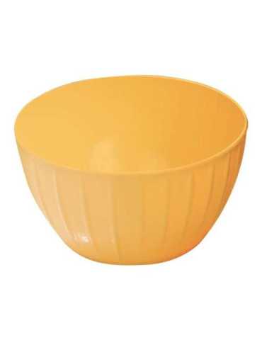 Bol Plástico 28 cm Delicia 5.0 L, Amarillo [LOTE DE 4 Unidades] TESCOMA