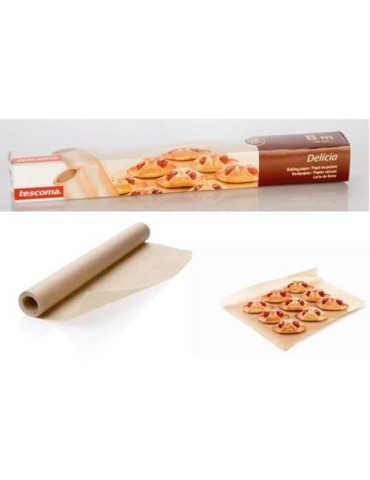 Papel para Horno 38 cm 8 m Delicia [LOTE DE 8 Unidades] TESCOMA