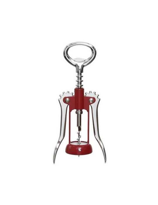 Sacacorchos 2 Palancas Presto Rojo 420244.20 [LOTE DE 4 Unidades] TESCOMA