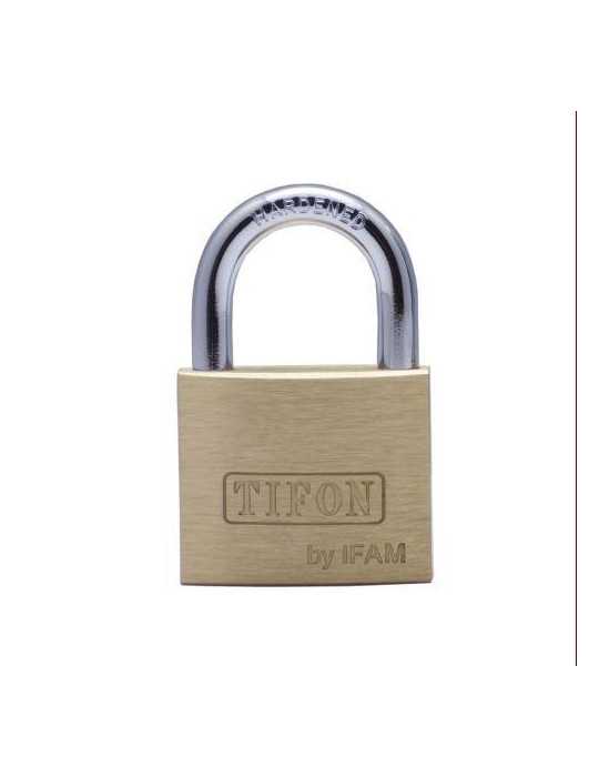 Candado Latón Arco Normal 50MM 075000 [LOTE DE 4 Unidades] TIFON