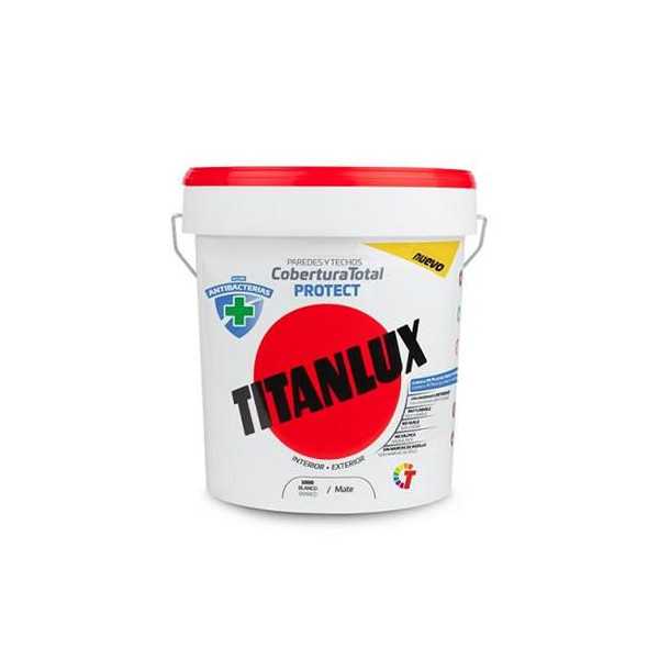 Pintura Plástica Antibacterias Blanco Mate 12,5L TITAN