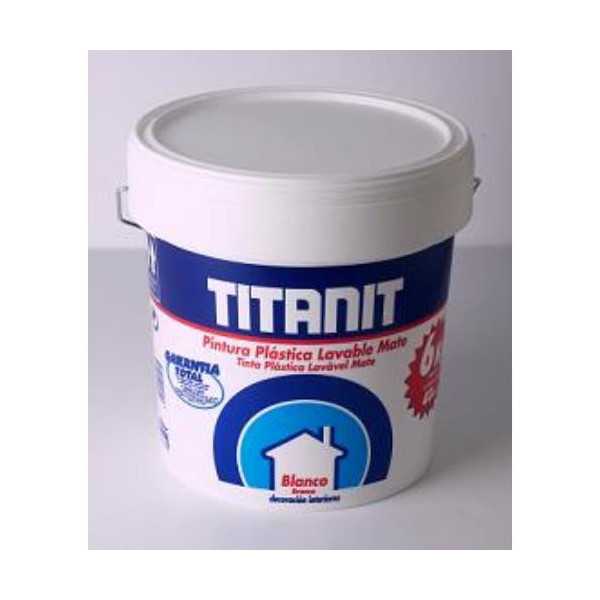 Pintura Paredes Titanit Interior Blanco Mate 15L TITAN
