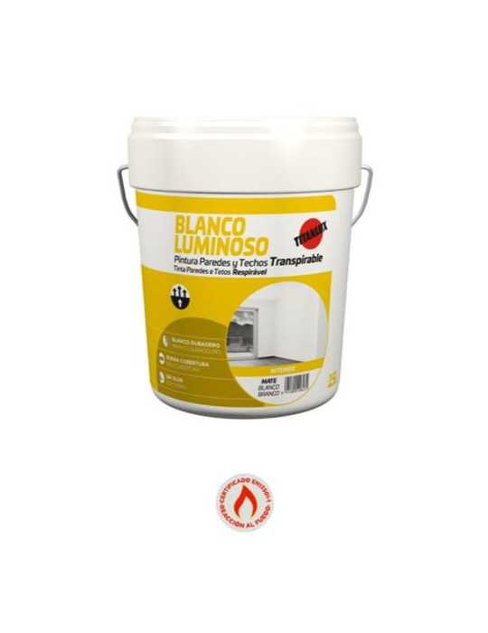 Pintura Blanco Luminoso 15 litros TITAN