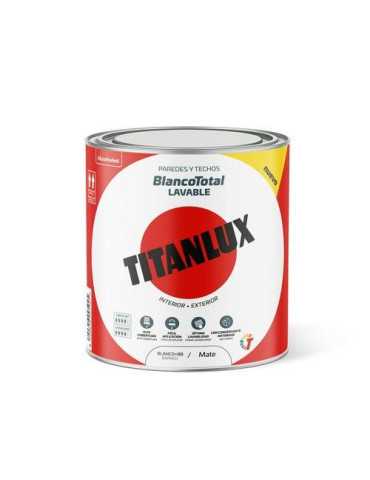 Pintura Blanco Total Mate 750 ml [LOTE DE 6 Unidades] TITANLUX