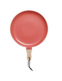 Plato con Mango Madera Color Coral LAD359 [LOTE DE 2 Unidades] TOT EL MON