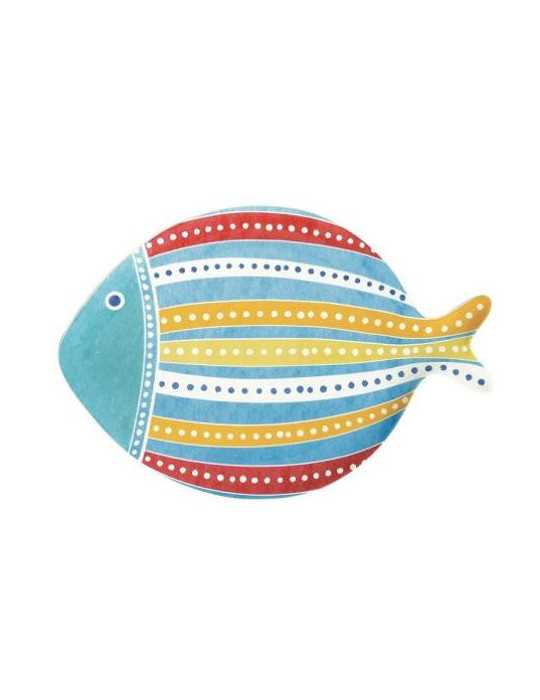 Plato Pescado Grande 31X21.5CM Porcelana Rojo [LOTE DE 2 Unidades] TOT EL MON
