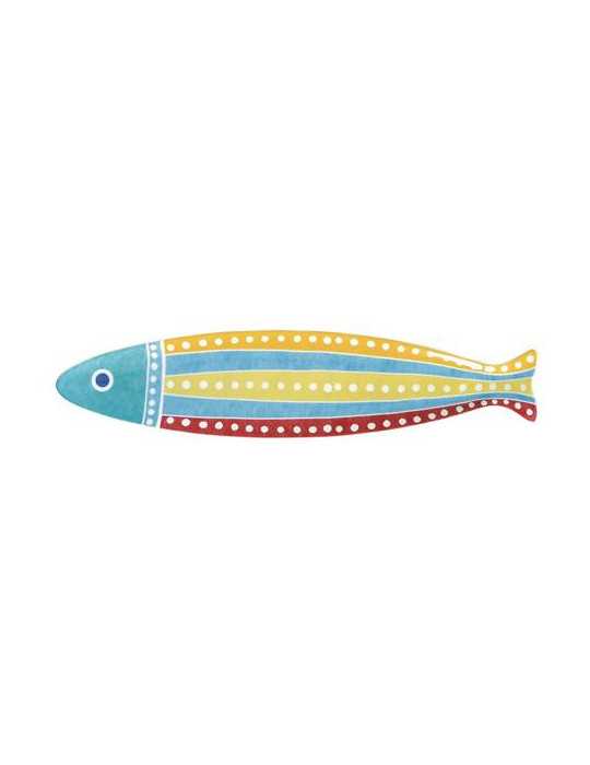 Plato Pescado Largo 30X7CM Porcelana Rojo [LOTE DE 4 Unidades] TOT EL MON