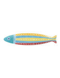 Plato Pescado Largo 30X7CM Porcelana Rojo [LOTE DE 4 Unidades] TOT EL MON