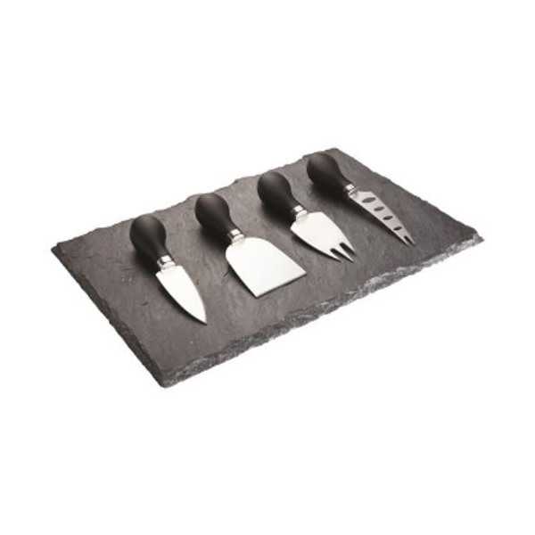 Set 4 Cuchillos Queso con Pizarra LOR56 [LOTE DE 2 Unidades] TOT EL MON