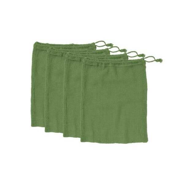 Set 4 Bolsas Rejilla 30X40 Verdes para Verduras [LOTE DE 4 Unidades] TOT EL MON