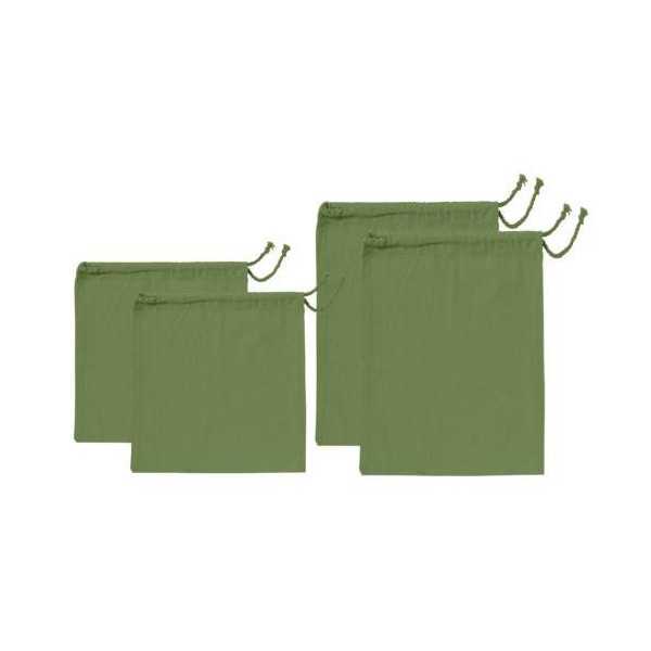 Set 4 Bolsas Verdes 22X27/30X40 para Verduras [LOTE DE 4 Unidades] TOT EL MON