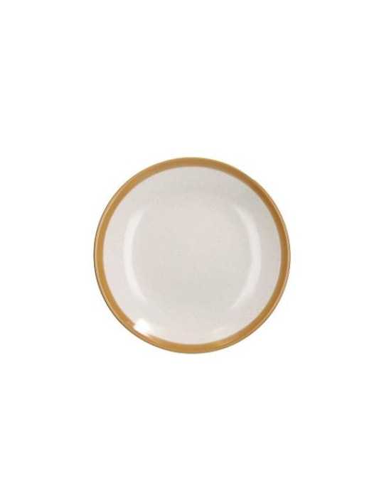 Plato Postre Woody Beige 21CM TOG104 [LOTE DE 6 Unidades] TOT EL MON