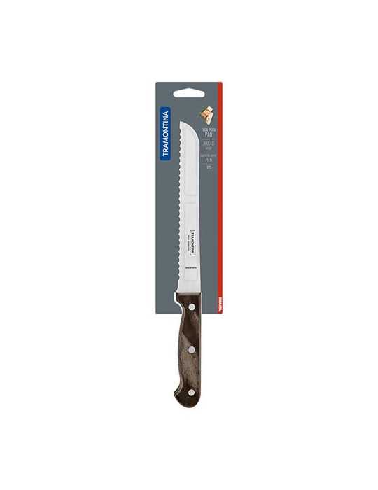Cuchillo Panero Polywood 18 cm 21125197 [LOTE DE 6 Unidades] TRAMONTINA