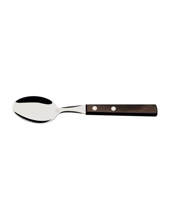 Cuchara Mesa Acero Inoxidable Mango Madera 29810171 [LOTE DE 14 Unidades] TRAMONTINA