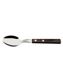Cuchara Mesa Acero Inoxidable Mango Madera 29810171 [LOTE DE 14 Unidades] TRAMONTINA