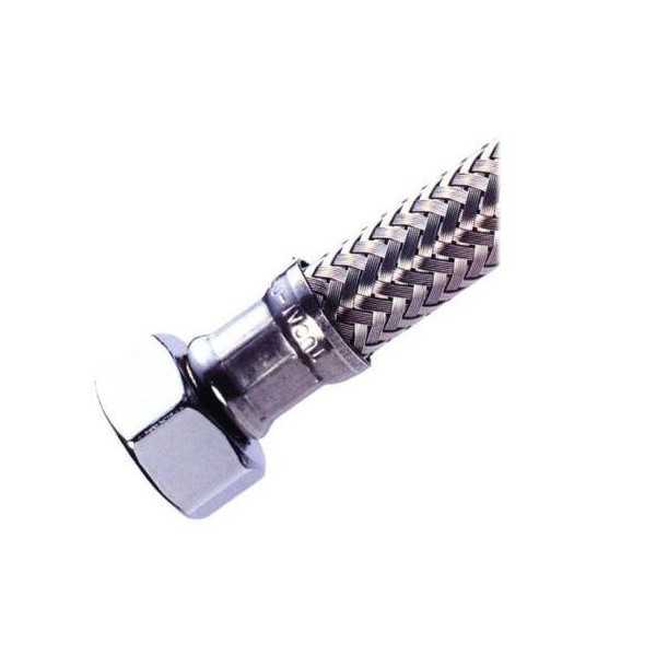 Latiguillo Agua HH 1/2 30CM Reforzado 3618 [LOTE DE 12 Unidades] TUCAI