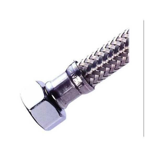 Latiguillo Agua HH 3/8 20CM Reforzado 3811 [LOTE DE 16 Unidades] TUCAI