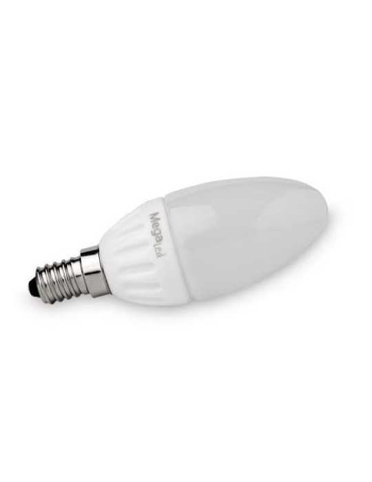 Bombilla LED Vela Mate 4,5 W Fria E14 380 Lumen [LOTE DE 8 Unidades] TVTECH
