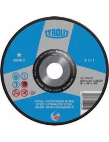 Disco Fibra Acero/Aluminio/Mad. 115X22 A36 B15 [LOTE DE 34 Unidades] TYROLIT