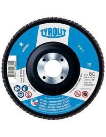 Disco Láminas Acero/Inoxidable. 125X22.2 ZA120-BASIC [LOTE DE 12 Unidades] TYROLIT