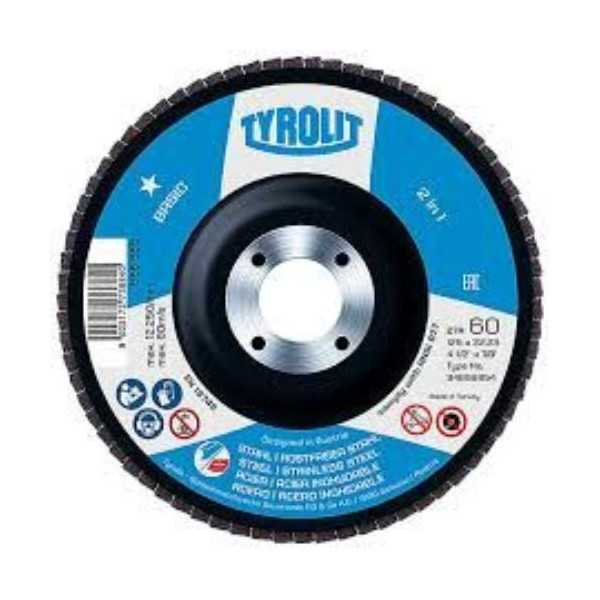 Disco Láminas Acero/Inoxidable. 125X22.2 ZA120-BASIC [LOTE DE 12 Unidades] TYROLIT