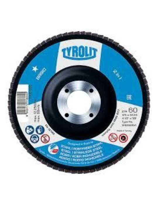 Disco Láminas Acero/Inoxidable. 125X22.2 ZA120-BASIC [LOTE DE 12 Unidades] TYROLIT