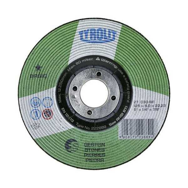 Disco Desbaste Piedra Basic 115X6X22.23 C30 SBF [LOTE DE 12 Unidades] TYROLIT