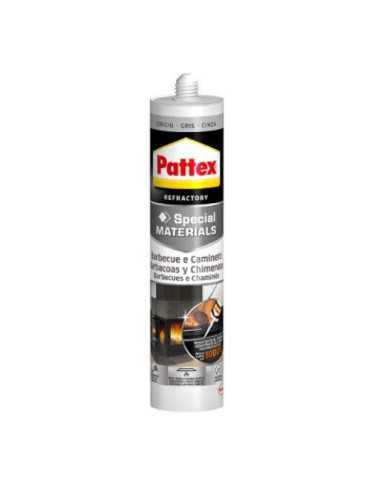 Barbacoas y Chimeneas Gris 500 gr 1969152 [LOTE DE 4 Unidades] PATTEX
