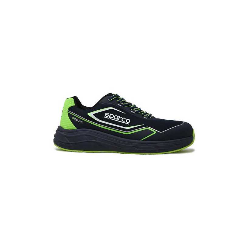 Zapato seguridad SPARCO ESD S1PS Impulse Willen negto - verde Talla 42