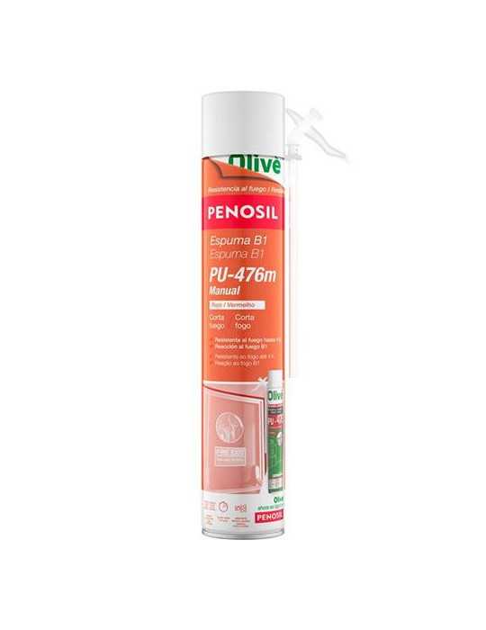 Espuma de Poliuretano PU-476 Manual Aerosol 750ML [LOTE DE 4 Unidades] PENOSIL