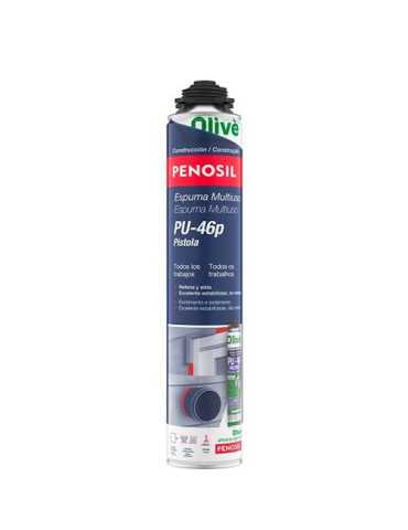 Espuma Poliuretano Multiuso Pistola Olive PU-46P [LOTE DE 6 Unidades] PENOSIL