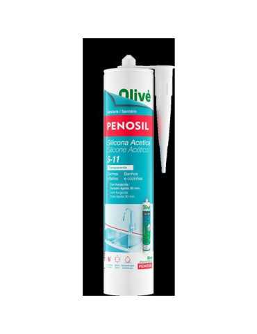 Silicona Acida S-11 Blanco 300ML [LOTE DE 8 Unidades] PENOSIL