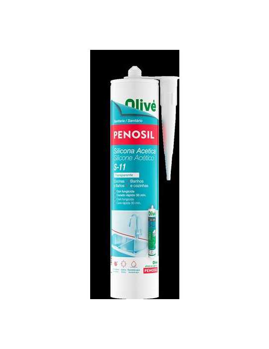 Silicona Acida S-11 Blanco 300ML [LOTE DE 8 Unidades] PENOSIL