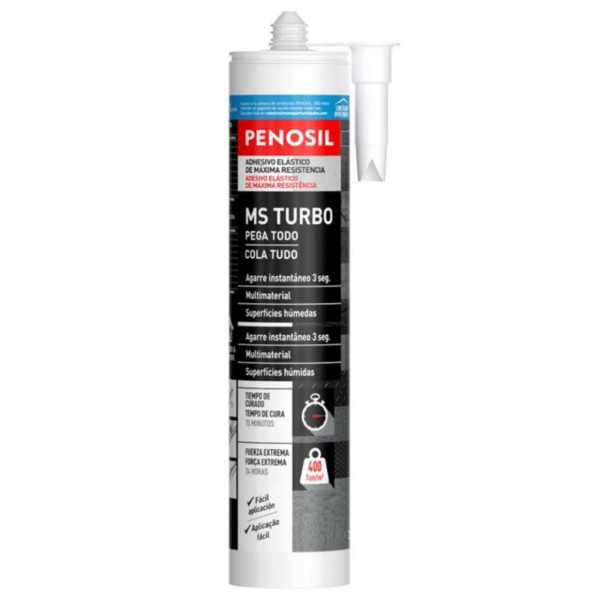 Adhesivo Polímero Turbo 3 Seguridad Negro 290ML [LOTE DE 4 Unidades] PENOSIL