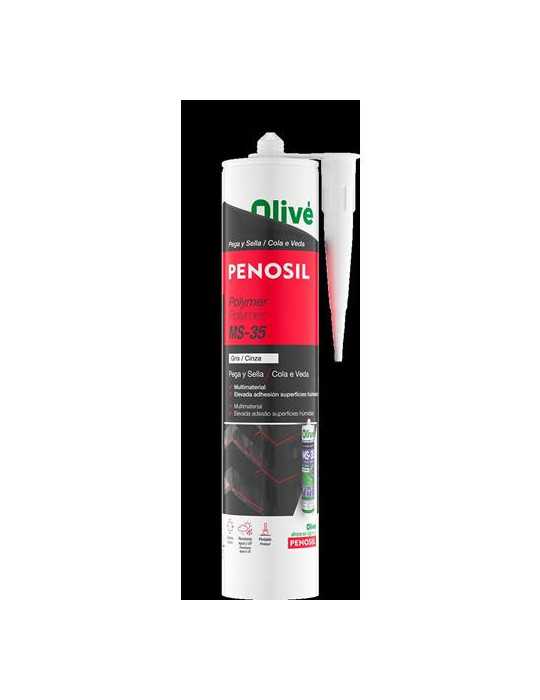 Sellador Polímero Olive MS-35 Blanco, 300 ml [LOTE DE 6 Unidades] PENOSIL