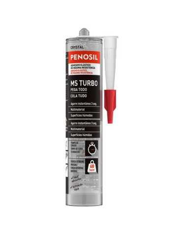 Adhesivo Montaje MS Turbo Crystal 290 ml Transparente [LOTE DE 4 Unidades] PENOSIL