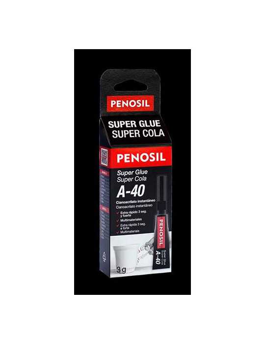 Adhesivo Cianoacrilato A-40 Tubo 3GR [LOTE DE 18 Unidades] PENOSIL