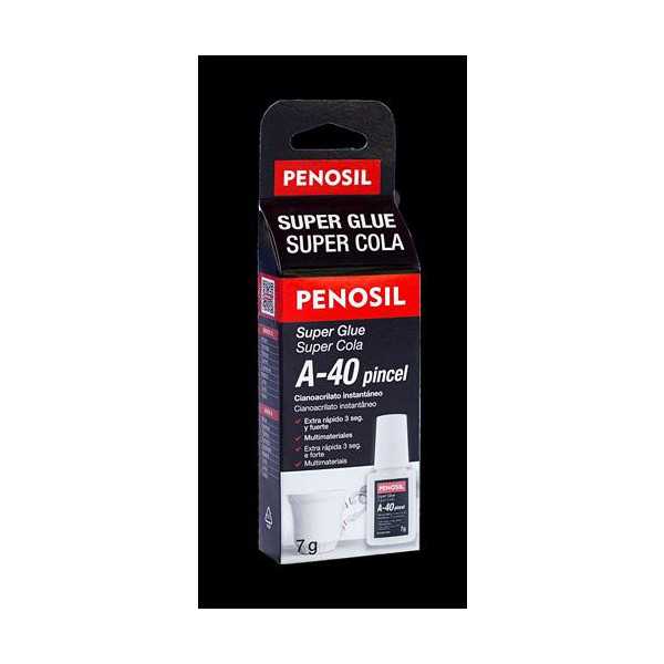 Adhesivo Cianoacrilato A-40 Tubo con Pincel [LOTE DE 8 Unidades] PENOSIL