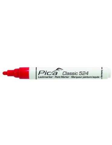 Marcador Permanente Classic Rojo [LOTE DE 8 Unidades] PICA