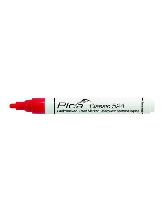 Marcador Permanente Classic Rojo [LOTE DE 8 Unidades] PICA