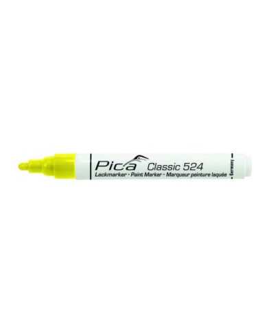 Marcador Permanente Classic Amarillo [LOTE DE 8 Unidades] PICA