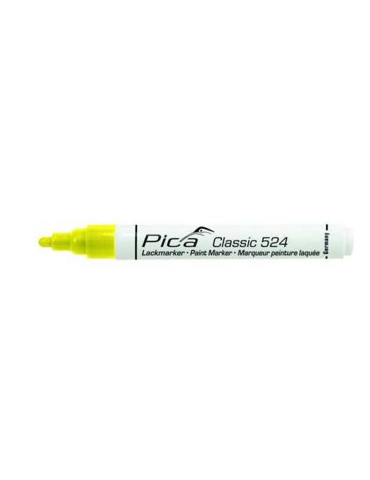Marcador Permanente Classic Amarillo [LOTE DE 8 Unidades] PICA