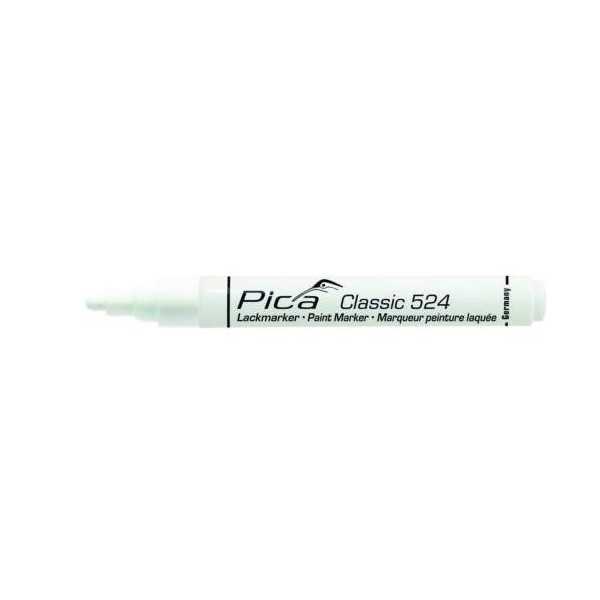 Marcador Permanente Classic Blanco [LOTE DE 8 Unidades] PICA