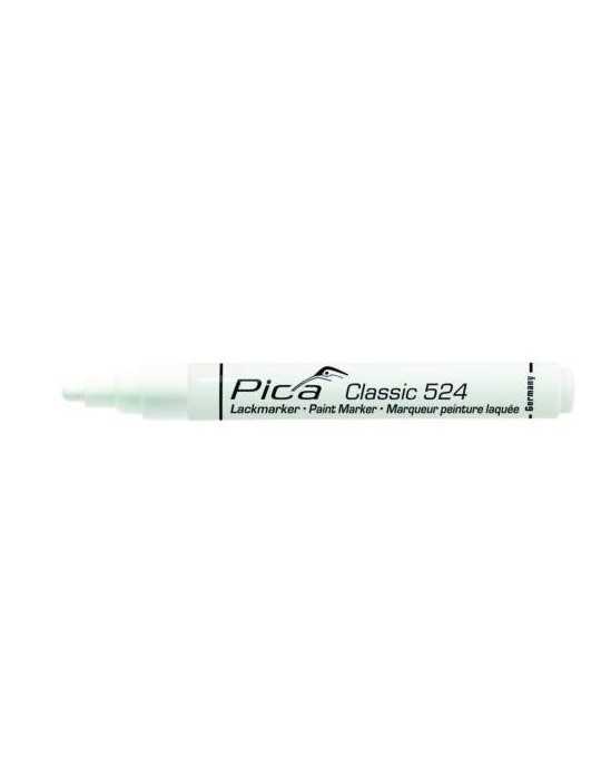 Marcador Permanente Classic Blanco [LOTE DE 8 Unidades] PICA