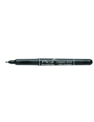 Marcador Permanente Classic Fina Negro [LOTE DE 16 Unidades] PICA